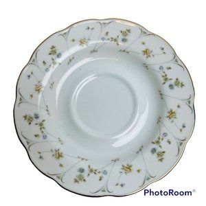 Premiere White w Floral Design Briarwood Pattern ME 212 China Replacement Saucer